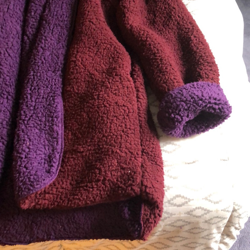 Urban Outfitters Carmella Reversible Hooded Teddy - image 4